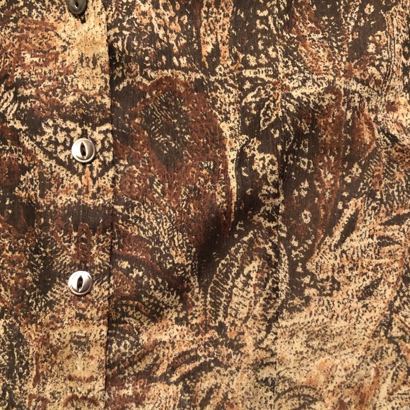 Jones NY Patterned Blouse - Picture 3 of 5